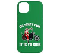 Oh Che divertimento è guidare Cool Santa su una moto Custodia per iPhone 14 Plus