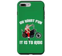 Oh Che divertimento è guidare Cool Santa su una moto Custodia per iPhone 7 Plus/8 Plus