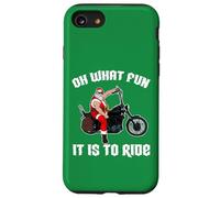 Oh Che divertimento è guidare Cool Santa su una moto Custodia per iPhone SE (2020) / 7/8