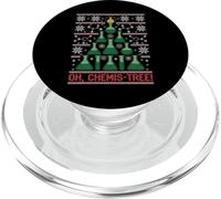 Oh Chemis albero Divertente Chimica Scienza Natale Pun Grafico PopSockets PopGrip per MagSafe