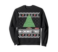 OH Chemist Tree Brutto Natale Chimica Albero Meme Felpa