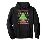 Oh Chemist Tree Chemistree Funny Science Chemistry Christmas Felpa con Cappuccio