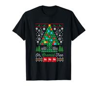 Oh Chemist Tree Christmas Chemistree Design Maglietta
