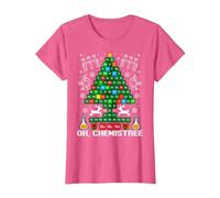 Oh Chemistree Natale Chimica Chimica Scienza Tavola Maglietta, Donna, Rosa mélange, L