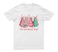 Oh Christmas Tree T-Shirt Unisex Regalo Retrò Divertente Donna Vintage Uomo -a