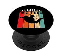 Oh Chute Skydiving Parachutist Skydive Parachuting Skydiver PopSockets PopGrip Adesivo