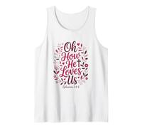 Oh Come Ci AMA San Valentino Cristiano Gesù Fede Canotta