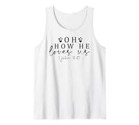 Oh Come Ci AMA Uomini e Donne cristiani grati grati Canotta