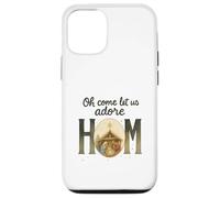 Oh Come Let Us Adore Him - Watercolor Nativity Christmas Custodia per iPhone 12/12 Pro