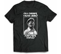 Oh Dear How Sad Never Mind Tee Windsor Davies Ain't Half Hot Mum Welsh Mens T Shirt 100% Cotton Black M