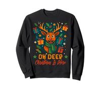 Oh Deer Christmas Is Here Christmas Christmas Family Felpa