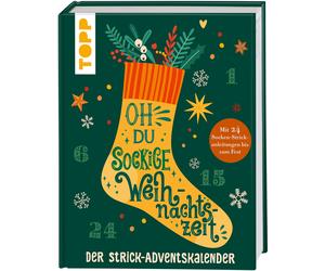 Oh du sockige Weihnachtszeit: 24 Socken bis zum Fest, mit 24 (Copertina rigida)
