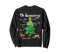 Oh Geometree Funny Christmas Tree Geometry Math Teacher Felpa