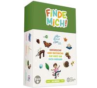 Oh Happy Games - Trova me all'aperto - Ricerca e trova gioco naturale per bambini dai 2 ai 7 anni - 56 carte e 3 modalità di gioco - Caccia a tagliole per parco, giardino e foresta senza schermo