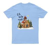 Oh Holy Night Christmas T-Shirt Unisex Regalo Retrò Stagionale Divertente...
