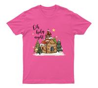 Oh Holy Night Christmas T-Shirt Unisex Regalo Retrò Stagionale Divertente...