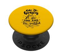 Oh Honey You Are Bee Bella primavera divertimento estate api pasquali PopSockets PopGrip Adesivo