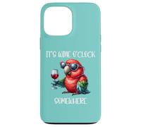 Oh Its Wine O Clock Drinking Parrot It's 5 O'Clock Somewhere Custodia per iPhone 13 Pro Max