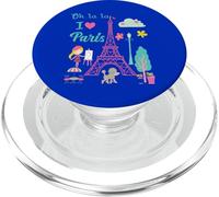 Oh la la, amo la Torre Eiffel di Parigi Tradizioni Francesi PopSockets PopGrip per MagSafe