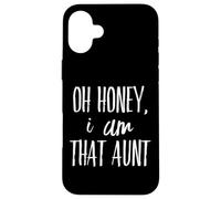 Oh miele io sono che zia - per zia zia zia vita - da nipote Custodia per iPhone 16 Plus