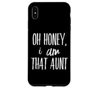 Oh miele io sono che zia - per zia zia zia vita - da nipote Custodia per iPhone XS Max