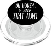 Oh miele io sono che zia - per zia zia zia vita - da nipote PopSockets PopGrip per MagSafe