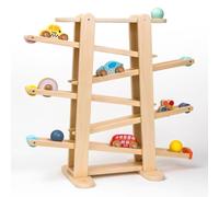 Oh My Baby Pista per biglie in legno, Pista di marmo per bambini