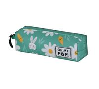 Oh My Pop! Blooming-Astuccio Quadrato FAN 2.2, Turchese, 22 x 9 cm