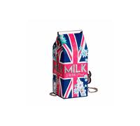 OH MY POP BLU SCURO BORSA MILK A FORMA DI LATTE DA SPALLA OH MY POP