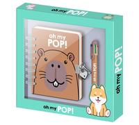 Oh My Pop Capibara Diario + Pen Karactermania