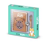 Karactermania Diario Oh My Pop! Capibara con penna 6 colori A5 multicolore