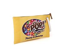 Oh My Pop! Chococandy-Borsa da Toilette Sunny, Giallo, 29.5 x 20 cm