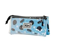 Oh My Pop! Crunchy-Astuccio Triplo Clear, Multicolore, 23 x 11 cm