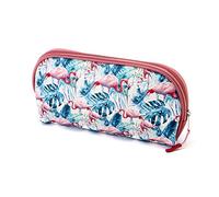 Oh My Pop! Flamenco Tropical-Astuccio da Toilette Jelly Piccolo, Verde, 27 x 14 cm