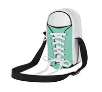 Oh My Pop Mint-Borsa Sneakers, Turchese, 17 x 22 cm
