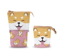 Oh My Pop Shiba-Astuccio Cute, Rosa, 12 x 17 cm Oh My Pop Rosa