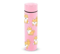 Oh My Pop Shiba-Bottiglia Intelligente Block, Rosa, 500 ml