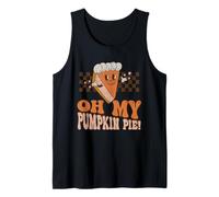 Oh My Pumpkin Pie Divertente Ringraziamento Carino Torta di Zucca Canotta