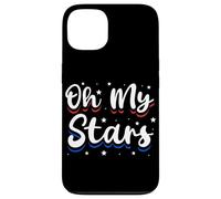 Oh My Stars Cute Patriotic 4th of July Design Custodia per iPhone 13