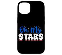 Oh My Stars Cute Patriotic 4th of July Design Custodia per iPhone 13