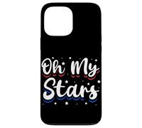 Oh My Stars Cute Patriotic 4th of July Design Custodia per iPhone 13 Pro Max