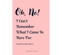 Oh No! I Can’t Remember What I Came In Here For: I need to write it down | A Funny Mom Journal for Forgetful Moments, Daily Chaos, and Random Thoughts Worth Remembering