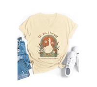 Oh No I Forgot to Socialize The Children Shirt Homeschool Mom Shirt, Colore: giallo crema., S