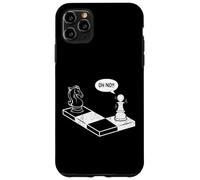 Oh No Knight To Pawn Divertente Giocatore di Scacchi Gioco Da Tavolo Amante Custodia per iPhone 11 Pro Max