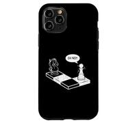 Oh No Knight To Pawn Divertente Giocatore di Scacchi Gioco Da Tavolo Amante Custodia per iPhone 11 Pro