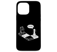 Oh No Knight To Pawn Divertente Giocatore di Scacchi Gioco Da Tavolo Amante Custodia per iPhone 13 Pro Max
