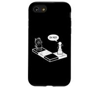 Oh No Knight To Pawn Divertente Giocatore di Scacchi Gioco Da Tavolo Amante Custodia per iPhone SE (2020) / 7/8