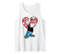 Oh Popeye The Sailor Man Olive OYL Love San Valentino Canotta