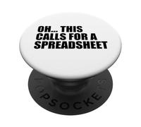 OH QUESTO CHIEDE UN FOGLIO DI DISTRIBUZIONE Divertente Organizzare Tipo A Meme PopSockets PopGrip Adesivo