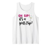 OH Sip! It's A Ragazze Trip! Fun Wine Party Girlfriends Meme Canotta